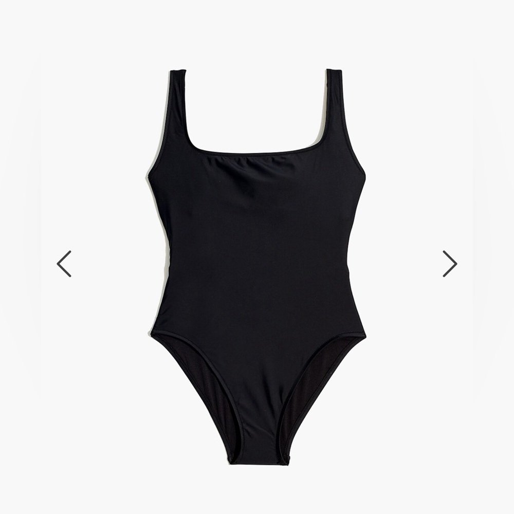 Madewell plus size Square-Neck Tank One-Piece Swimsuit. Black size 3X